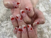 ベーシック ネイルウィザードアカデミー 本厚木店(Basic×NailWizardAcademy)/ハートデザイン
