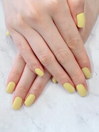 ジェルネイルワンカラー