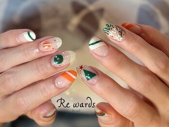 リワーズネイル 千歳船橋店(ReWARDs nail)/クリスマスネイル