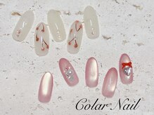 コラールネイル 本町(Colar Nail)/さくらんぼとリボンのくすぐり