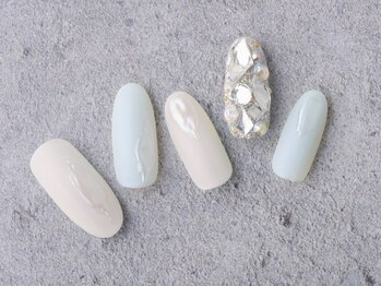 サンミーゴネイル 神戸店(Sunmego Nail)/キラキラニュアンスネイル☆