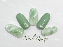 ネイルルージュ(Nail Rouge)/大理石ネイル