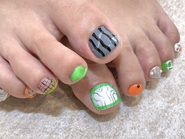 【ジェル】フット10本アート