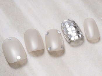 アイネイルズ 天神今泉店(I-nails)/【akane.e】ニュアンス×ホロ