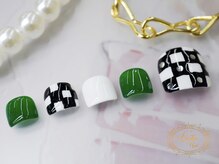 ラスターネイル(Luster nail)/チェックネイル☆