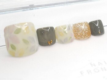 ネイルフロンティア 吉祥寺(NAIL FRONTIER)/パステルフラワーフット8980円~