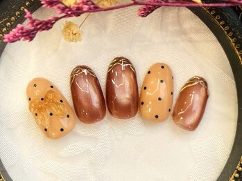 ビューティー マイラ(beauty MyRA)の写真/大人女性の心をくすぐるデザインで指先を彩る!!発色の良いカラー×さりげないトレンド使いが人気の秘訣♪