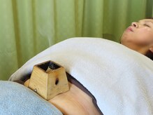 はり灸北千住治療院ウェルバランスの雰囲気（お灸でお腹を温める施術も効果的！）