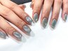 【Nail・ハンド】うる艶ぷるマグ＆ギャラクシーネイル　￥8800→￥7700