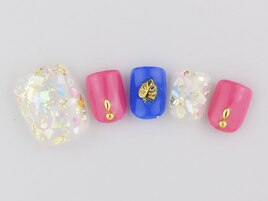 シェルうめつくし×パーツネイル