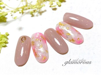 ネイルグラマラス 西新井店/《パラジェル》上品シンプル