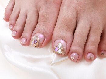 キキネイル たまプラーザ店(kikinail)/シェルアクセサリーフットネイル