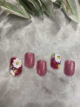 ネイルサロン ネイルクク 桑名駅前店(Nail KUKU)/3月フット7700