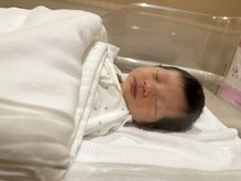 バイオレット/30代後半のお客様の出産報告