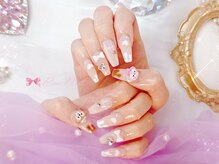 ワンホンネイル 新宿(Rumi Nail)/長さだし/10本アート/やり放題