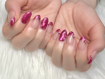 pink×heartホロ埋め込み