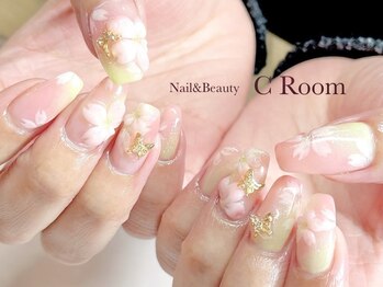 シールーム(C Room)の写真/繊細な透明感ネイルから華やかな3D立体アートまで豊富にご用意♪持ち込みデザイン大歓迎の高技術サロン◎