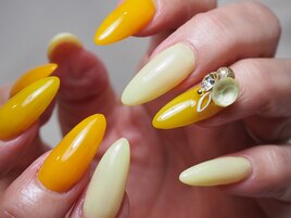 チップ＋ジェルカラーリング