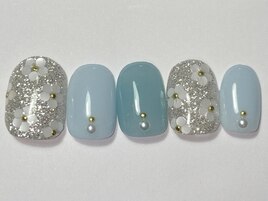 キラキラお花ホロパール¥6500