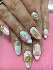 ローズブライダルネイル☆