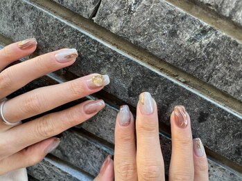 ニコルネイル(nicole nail)/ピンクニュアンスネイル