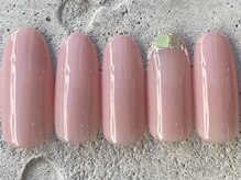 フリークネイル(FREAK Nail)/シンプルガラスフレンチ ¥7000