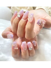 春っぽキラキラグラデーション