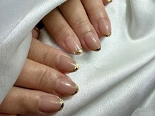 エムズ(M's)/ショートネイル★ガラスフレンチ