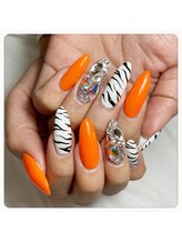 ナナズネイル 西小倉店(NANA's Nail)/オレンジネイル　