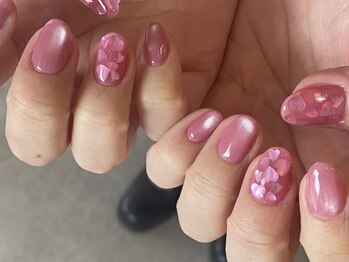 ハートホロネイル