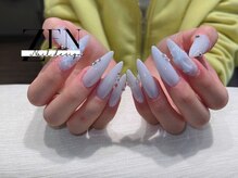 ゼン ネイル デザイン 池袋(ZEN NAIL DESIGN)/長さだしやり放題×つけ放題