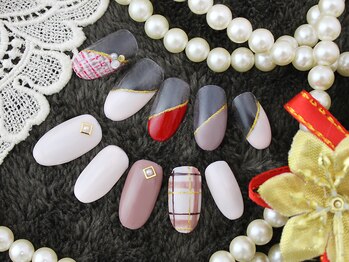 キャンアイドレッシー ヨコハマ元町店(Can I Dressy)/【チェックネイル】