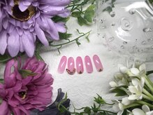 ネイルサロン&スクール ジーナ(GINA)/クリアピンク☆春ネイル