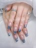 □HAND■ マグネットグラデーション+フレンチ ¥6180