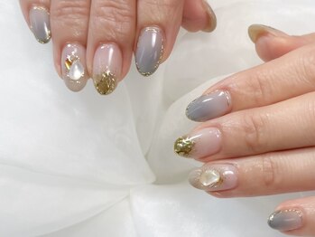 エルア(elua)/くすみブルー×ニュアンス