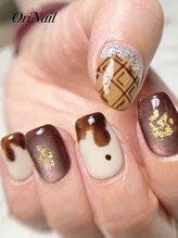 オリネイル 西荻窪(OriNail)/バレンタインネイル×マグネット