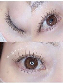 カリス 長岡店(CHARIS)の写真/〈すっぴんでも印象的な目元を演出◎〉高持続当店『人気No.1』トリートメント付きラッシュリフト