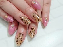 ネコ ネイル(NEKO NAIL)/レオパード柄ネイル