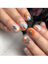 ライフ セカンド(LIFE2nd)/オレンジネイル