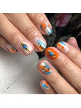 ライフ セカンド(LIFE2nd)/オレンジネイル