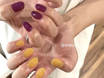 アンドココ 下北沢店(And & coco.)/purple × yellow