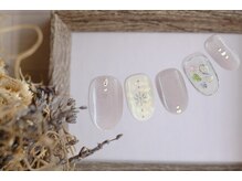 ファストネイル なんばウォーク店(FAST NAIL)/塗りかけ　梅雨ネイル【11700】