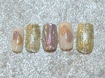 シーハウス(c house)/定額デザイン　マーメイドネイル