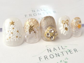 ネイルフロンティア 吉祥寺(NAIL FRONTIER)/Fホワイトクリスマス11980円