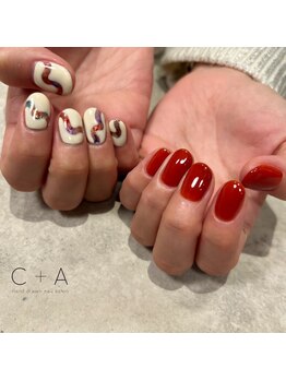 シープラスエー(C+A)/個性派うねうねネイル
