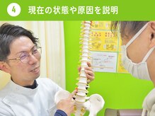 四條畷わだち整骨院/4.現在の状態や原因を説明
