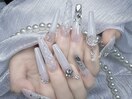 #ロングネイル #ちゅるんネイル