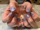 フラッシュネイルフレンチネイル