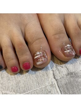 【フット】親指アート