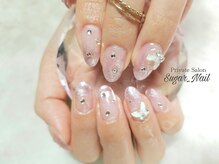 シュガーネイル(sugar nail)/ピンクマグネットグラデ